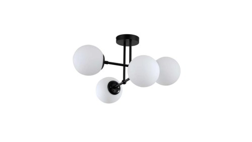 Lampa wisząca Roma 4 czarna LP-1345/4P BK Light Prestige