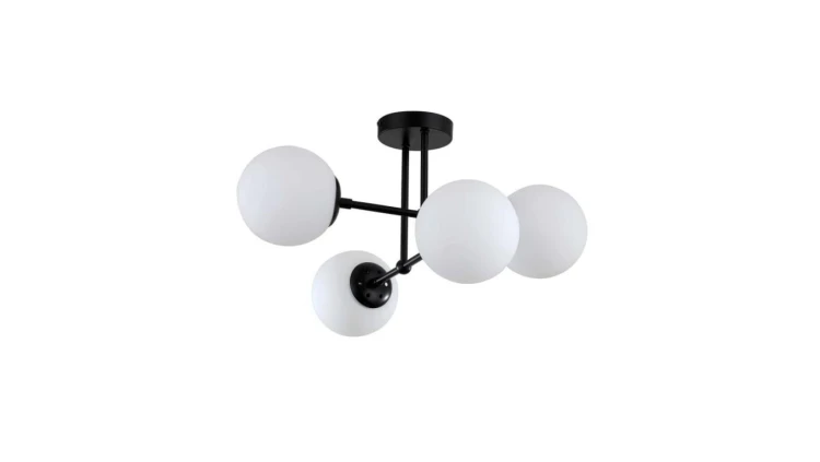 Lampa wisząca Roma 4 czarna LP-1345/4P BK Light Prestige