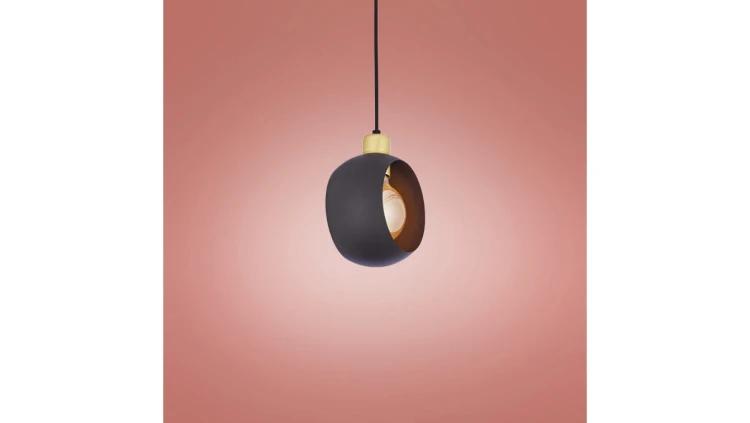 Lampa wisząca Ibros duża 24W CCT IP20 1xLED czarna LP-7001/1P 20 BK-93 24 CCT Light Prestige