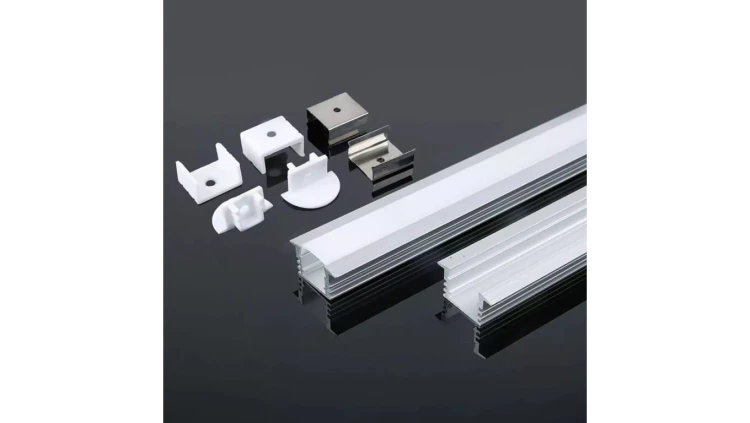 Profil wpuszczany aluminiowy Mleczny do taśm LED 2000x24,5x12,2mm 3357