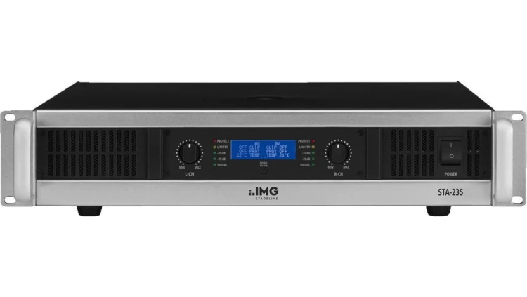 Wzmacniacz stereo PA z wbudowanym limiterem 1000WRMS STA-235