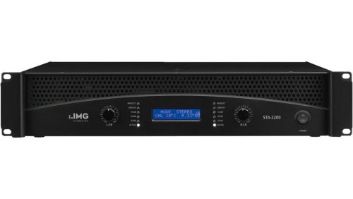 Profesjonalny wzmacniacz stereo z wbudowaną zwrotnicą i limiterem 2200WRMS STA-2200
