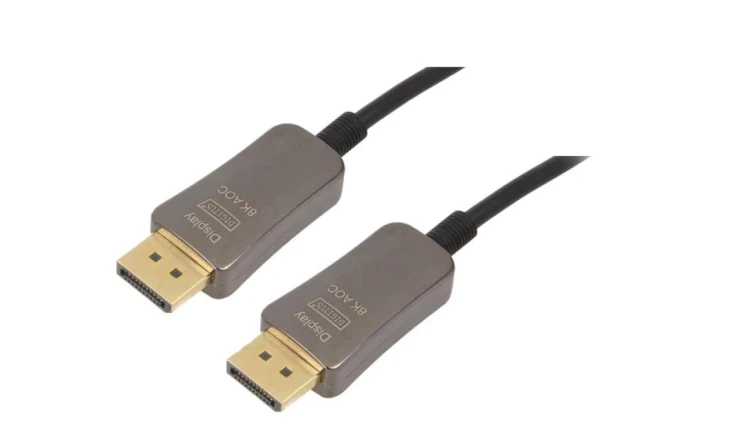 AK-340107-100-S Kabel DisplayPort 1.4,HDCP optyczny 10m