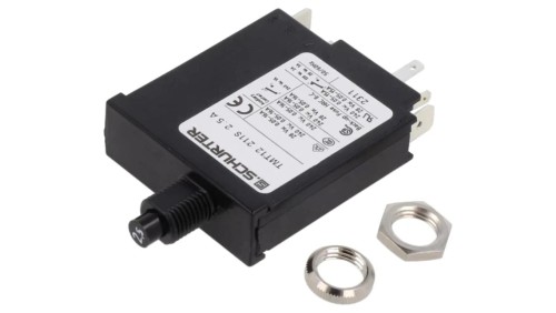 TMT12-211S-2.5 Wyłącznik nadprądowy Iznam: 2,5A Uznam: 240VAC 28VDC SPST + SPDT