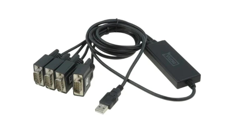 DA-70159 Konwerter USB-RS232 chipset FTDI/FT4232RL 1,5m