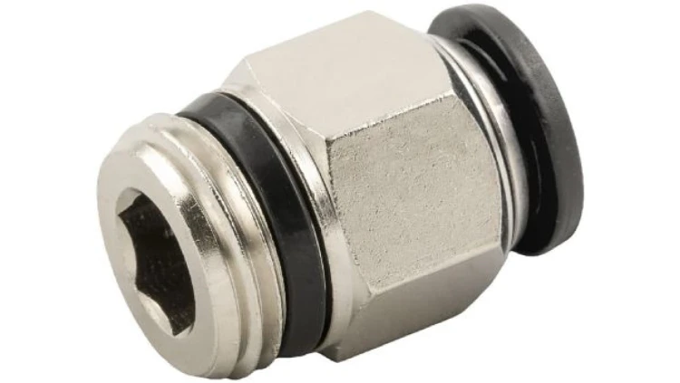 Adapter gwintowany prosty gwint – rura, 20 barów