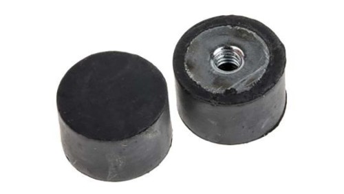 Nóżki antywibracyjne, M8, Ø 30mm, materiał: Stal nierdzewna 55Shore A, RS PRO