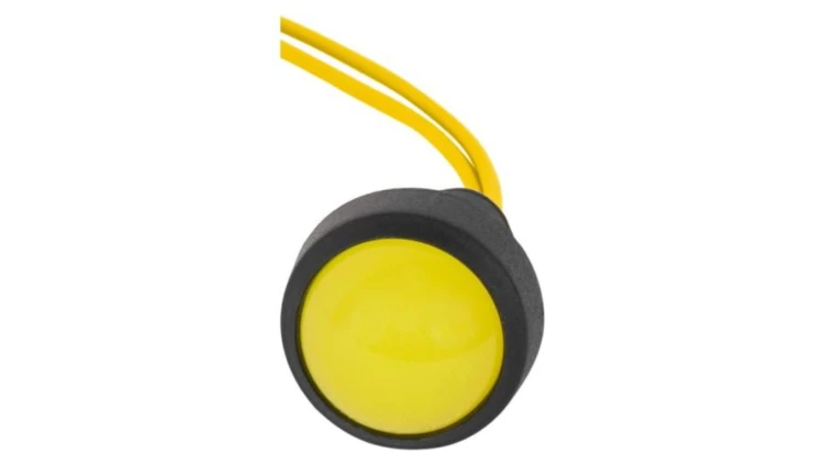 Kontrolka diodowa fi 20mm, 230V żółta/yellow