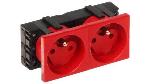 Gniazdo podwójne DATA z kluczem GN-DATA-2P/LS System 45