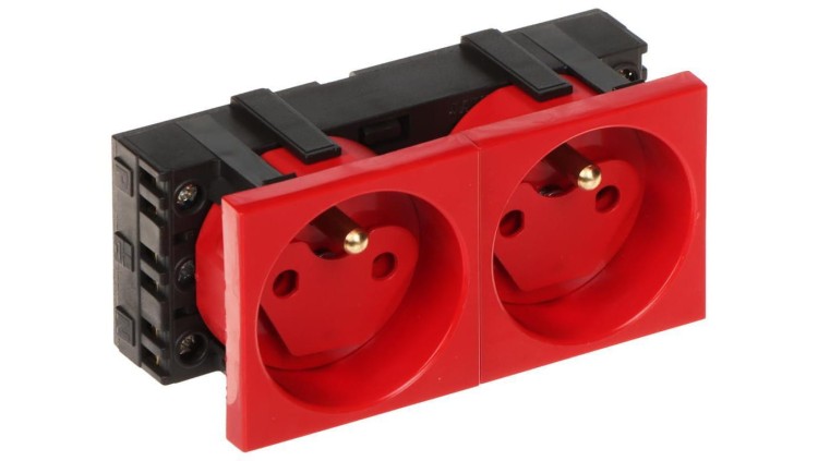 Gniazdo podwójne DATA z kluczem GN-DATA-2P/LS System 45