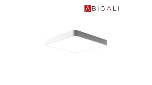 Abigali Plafon LED kwadratowy 400x400x50mm 24W ściemnialny, pilot, ABIGALI-MD1002-40-BY