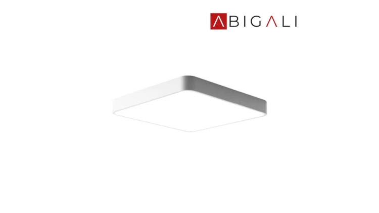 Abigali Plafon LED kwadratowy 400x400x50mm 24W ściemnialny, pilot, ABIGALI-MD1002-40-BY