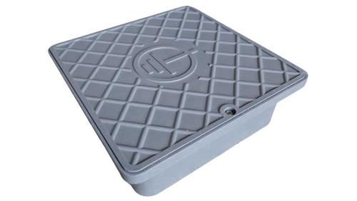 Puszka odgromowa uziomowa na złącze 170x170x55 RAL7001