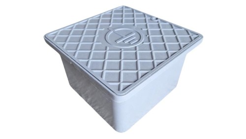 Skrzynka odgromowa uziomowa na złącze 170x170x100 RAL7035