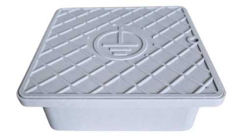 Puszka odgromowa uziomowa na złącze 170x170x55 RAL7035