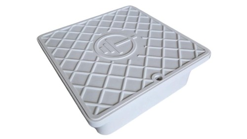 Puszka odgromowa uziomowa, na złącze 170x170x55 RAL9010