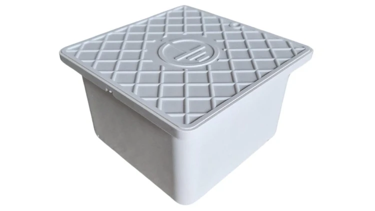 Skrzynka odgromowa uziomowa na złącze 170x170x100 RAL9010