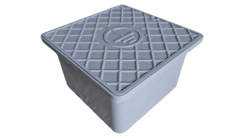 Skrzynka odgromowa uziomowa na złącze 170x170x100 RAL7001