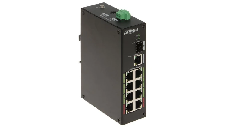 Switch przemysłowy PoE/EPoE 8-portowy SFP LR2110-8ET-120-V2
