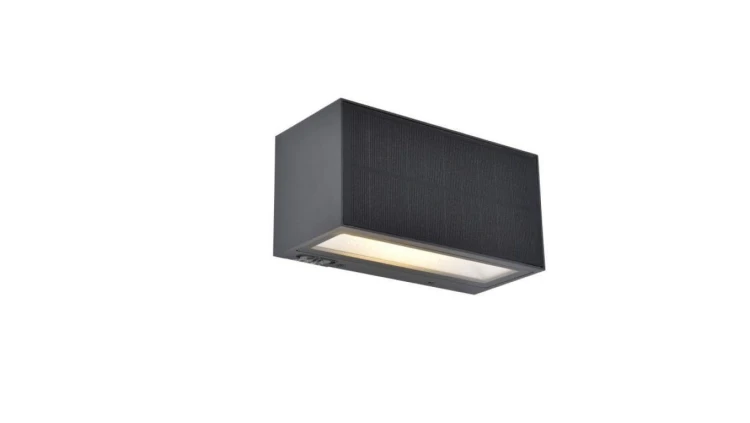 Kinkiet zewnętrzny solarny INKA HYBRID 6989101118 szary