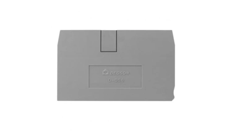 Płytka końcowa do złączki szynowej 6mm2 DS6 DGN 4050