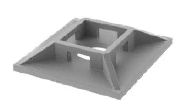 Uchwyt do mocowania opasek GN-4Abiały samoprzylepny 222719 /25szt/