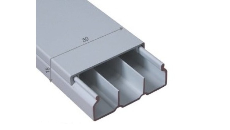 Kanał elektroinstalacyjny MKE 18/50 3k - /2m/ 111302T /10szt/