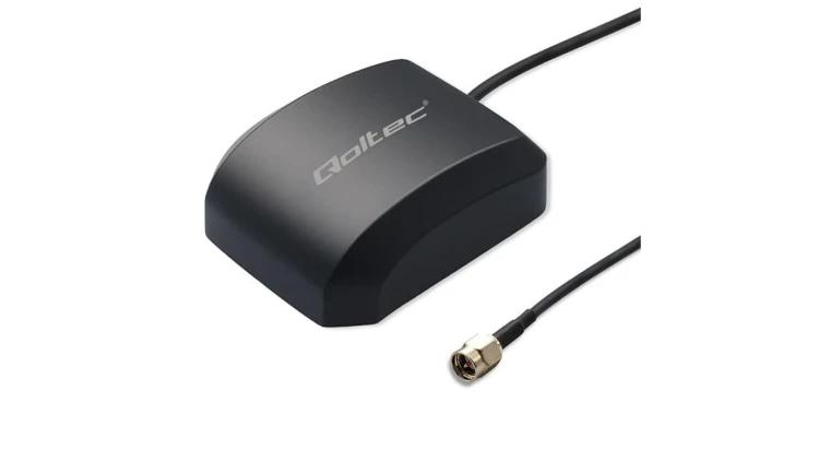 Qoltec Mobilna Antena GPS GLONASS z podstawą magnetyczną dookólna 28dBi SMA
