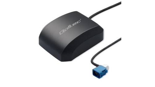 Qoltec Mobilna Antena GPS GLONASS z podstawą magnetyczną dookólna 28dBi FAKRA