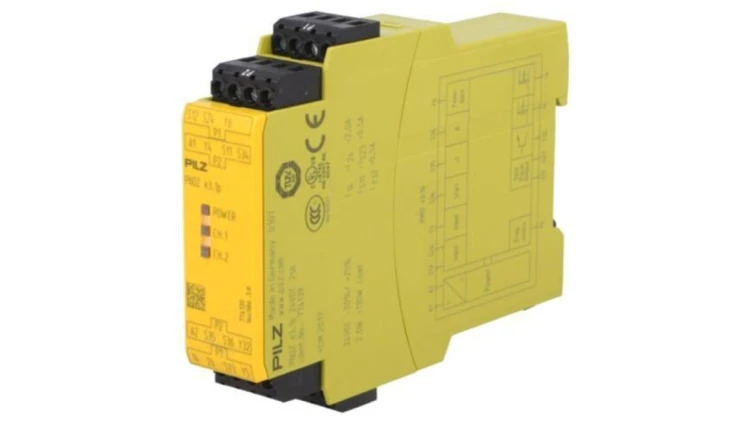 PZ-774139 Moduł: przekaźnik bezpieczeństwa, Uzas: 24VDC, Input: 2, Output: 5, IP40