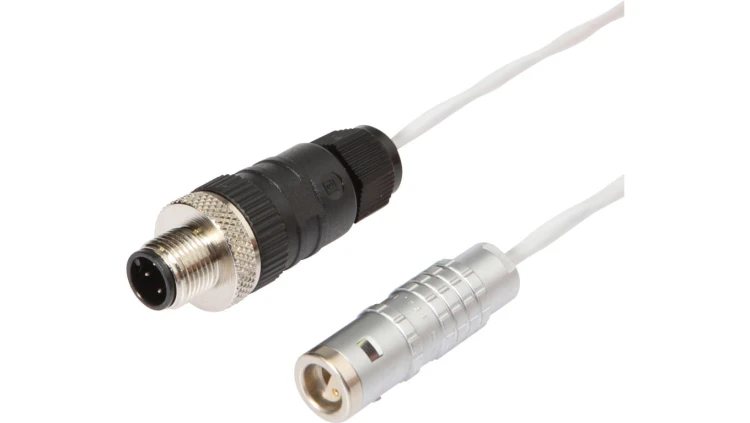Kabel połączeniowy, 20 m, żeński (gniazdo) 2-pinowy prosty, M12 męski (złącze) prosty, VKB0C590