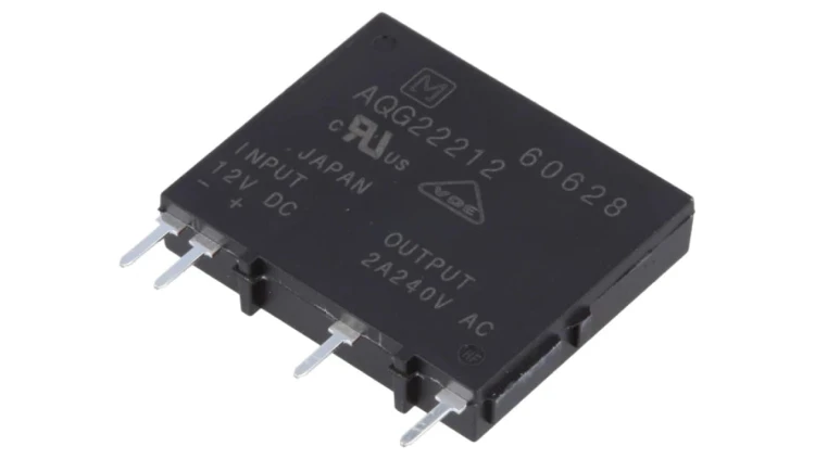 AQG22212 Przekaźnik półprzewodnikowy Uster: 9,6...14,4VDC 2A 75...264VAC