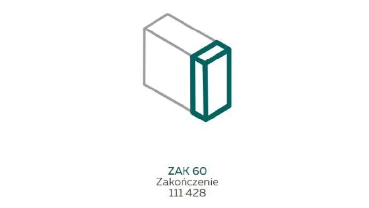 AKS Zielonka Zakończenie ZAK 60 (30/60, 40/60, 60/60) białe