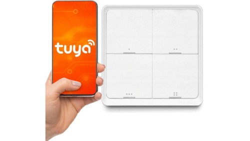 Pilot przycisk ZigBee TUYA SC04 Smart 4 kanały 12 scen