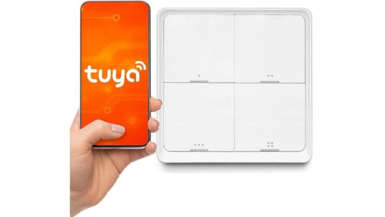 Pilot przycisk ZigBee TUYA SC04 Smart 4 kanały 12 scen