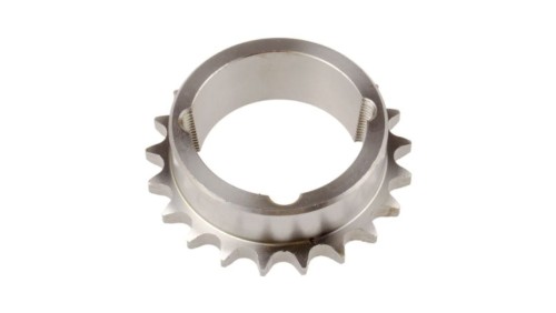 Koło łańcuchowe drabinkowe, 21 zębów, 08B-1, Nakrętka stożkowa, śr toczna: 85.22mm, Stal