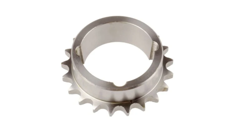 Koło łańcuchowe drabinkowe, 21 zębów, 08B-1, Nakrętka stożkowa, śr toczna: 85.22mm, Stal