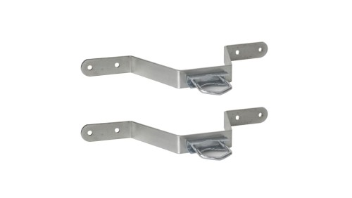 Uchwyt masztu 150mm, z cybantami M8, stal, ocynk Extralink K150