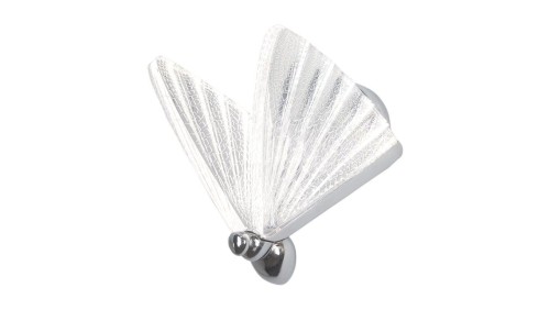 Nowoczesny kinkiet w kształcie motyla Mariposa z zintegrowanym LED do salonu LP-1715/1W CH Light Prestige
