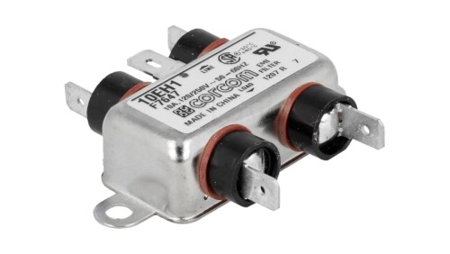 Filtr przeciwzakłóceniowy 250VAC Ipracy max 10A Ir 0,005mA 6609012-5