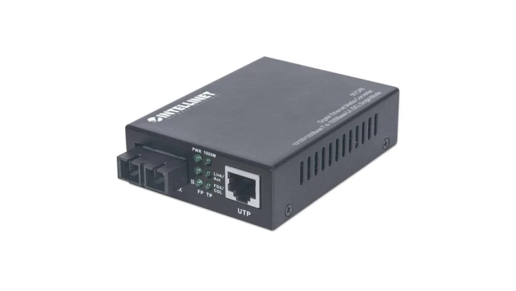 Media Konwerter 1000Baset-T RJ45 do 1000Base-LX SC SM 20km