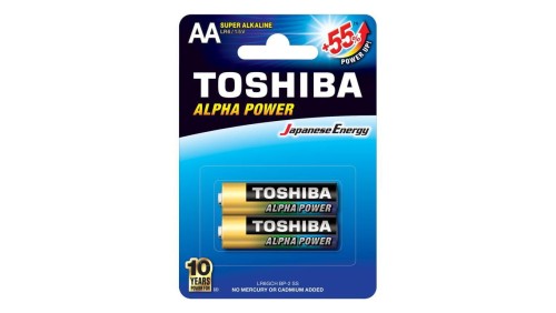 Baterie alkaliczne LR6 / AA 1,5V ALPHA POWER /2szt./