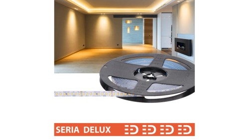 Taśma Delux 24V 160led 3000K 1000lm SMD2835 (10) PL7Y