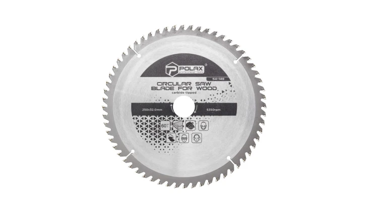 Piła tarczowa do drewna 250x32,0/30,0, 60T (54-149)