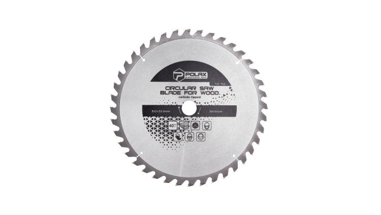 Piła tarczowa do drewna 350x32,0/30, 40T (54-152)