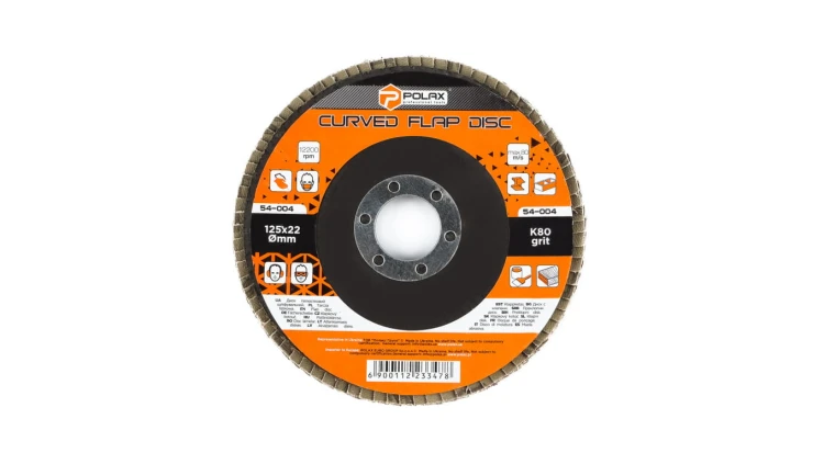 Tarcza listkowa, 125*22mm, ziarno K80 (54-004)