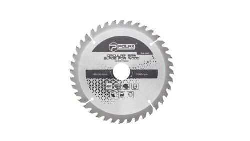 Piła tarczowa do drewna 190x30,0/25,4, 40T (54-142)