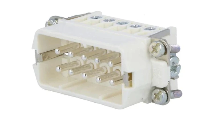 C146-10A0101024 Złącze HDC wkładka stykowa męski C146 10PIN 10+PE 16A 250V
