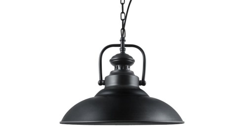 Lampa Wisząca Sufitowa RETRO IL MIO ICELAND 1xE27 Czarna - GOLDLUX