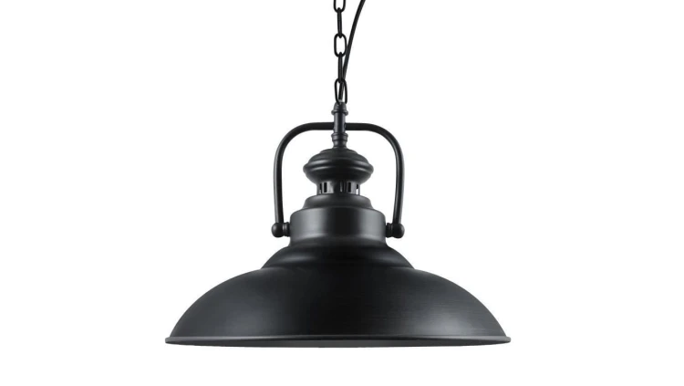Lampa Wisząca Sufitowa RETRO IL MIO ICELAND 1xE27 Czarna - GOLDLUX